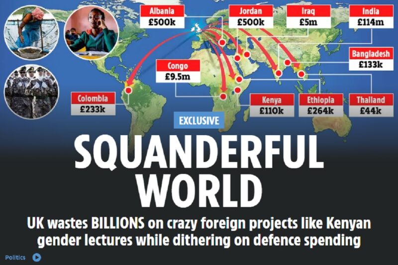 UK wastes BILLIONS on crazy foreign projects: பிரிட்டன் எத்தனை மில்லியன் பவுண்டுகளை பாழாக்கியுள்ளது பாருங்கள் !