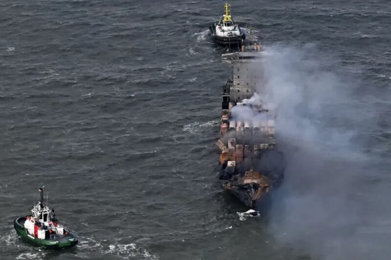 North Sea ship collision a Russian national arrested:  பிரிட்டன் கப்பல் மோதல் ரஷ்ய நாட்டவர் கைது