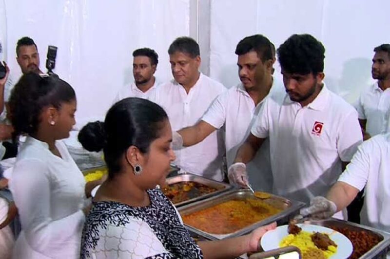 தேரணா தொலைக்காட்சி ஏற்பாடு செய்த 24 மணி நேர தான்சலா நடைப்பெறுகிறது