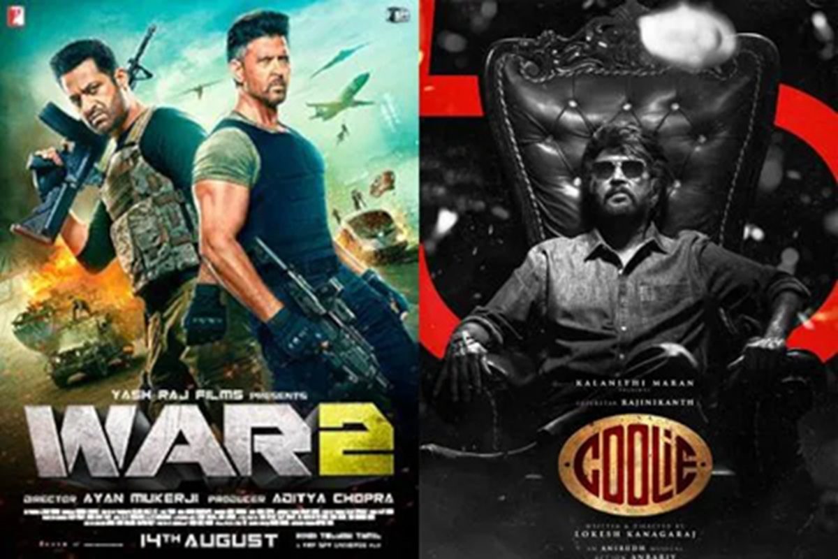 கூலி vs வார்-2: டிக்கெட் புக்கிங்கில் விழுந்த மரண அடி:  ரசிகர்கள் அலப்பறை!